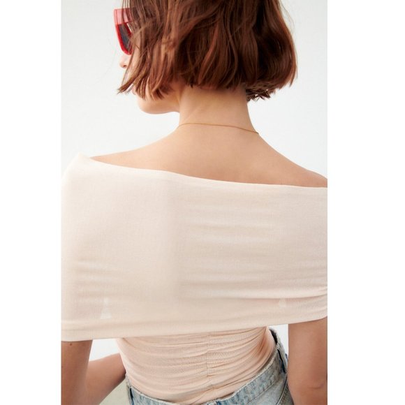 BLOGGER'S FAVE! Zara Draped Knit Bodysuit Sz Small, Medium, Large NWT - Picture 13 of 13